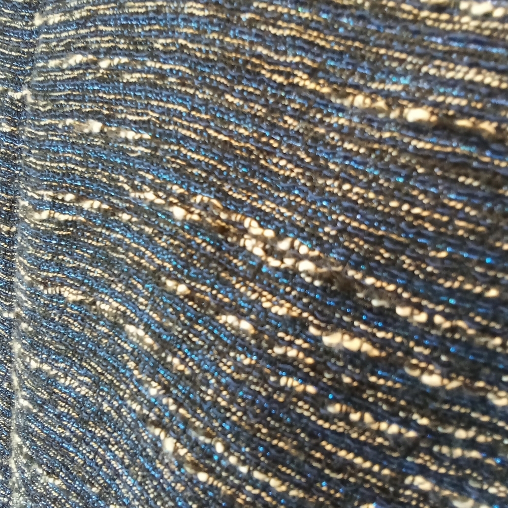 Madewell Black & blue Textured Mini Shift Dress - Picture 6 of 6